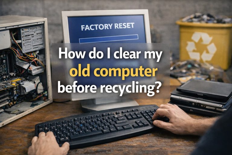 How To Clear An Old Computer Before Recycling
