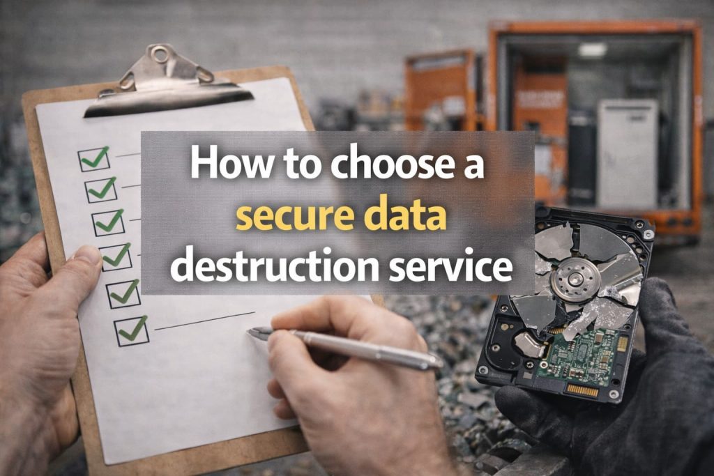 How to choose a secure data destruction service in the UK