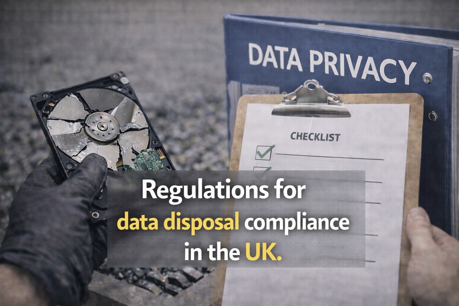 Regulations for data disposal compliance in the UK