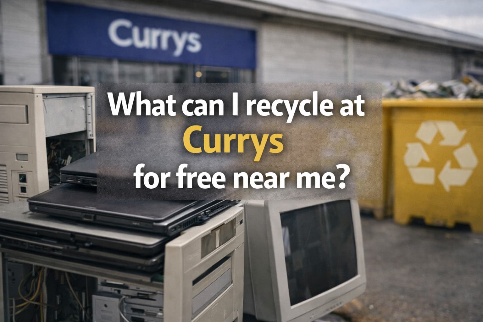 What Can I Recycle At Currys For Free Near Me